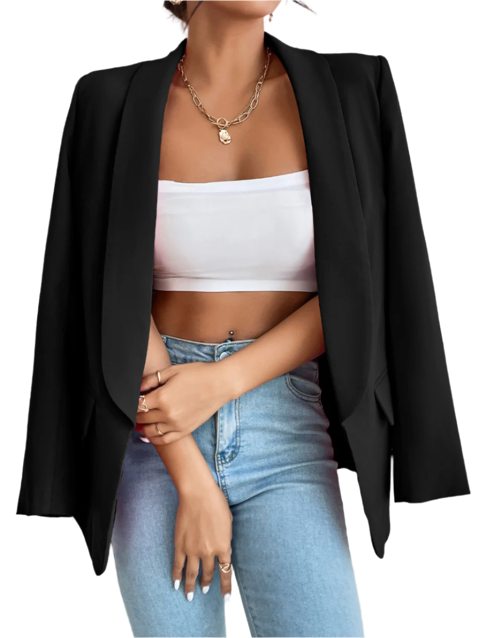 Sleek Long-Sleeve Blazer For Women