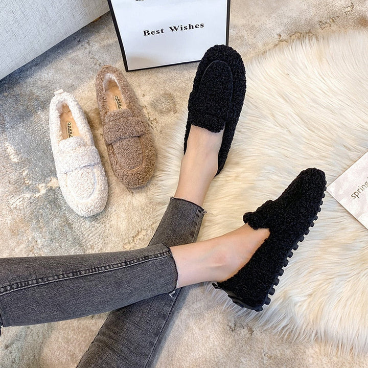 Hayley | Slip-On Plush Slippers