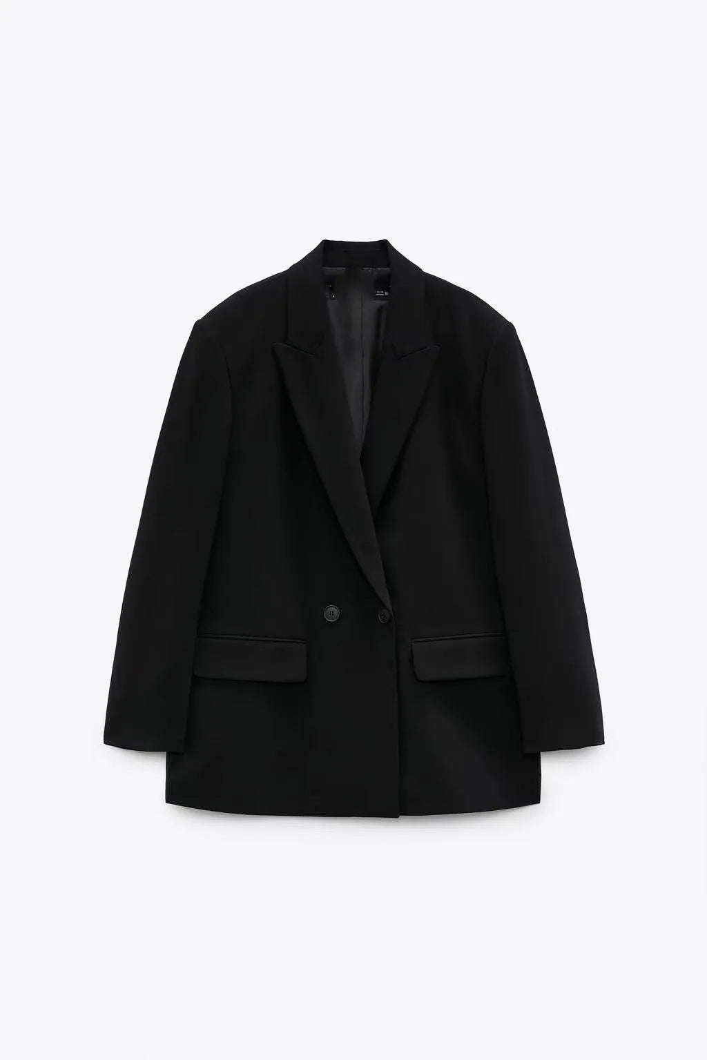 Zarah | Oversized Double-Breasted Lined Blazer