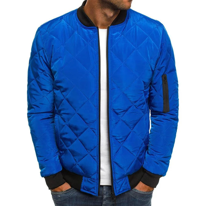 Aries | Diamond-Pattern Quilted Jacket