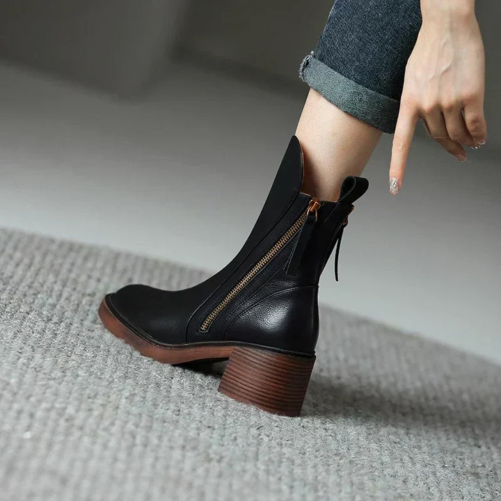 Adalina | Leather Ankle Boots