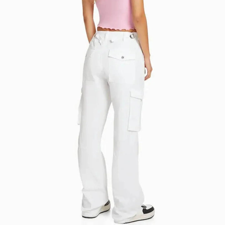 High Waist Cargo Pants for Women