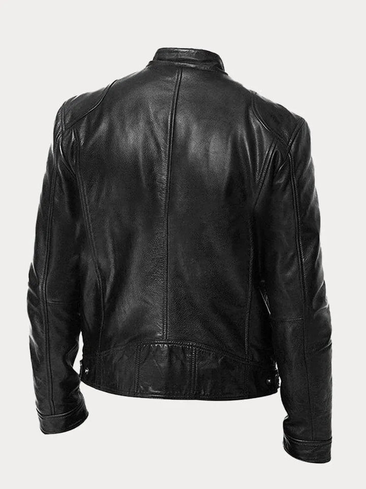 Patrick | Classic Faux Leather Jacket for Men