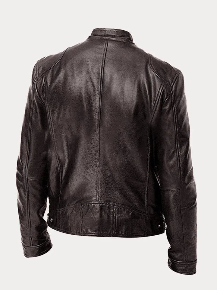 Patrick | Classic Faux Leather Jacket for Men