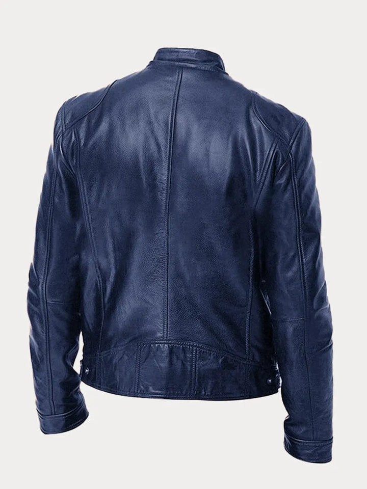 Patrick | Classic Faux Leather Jacket for Men