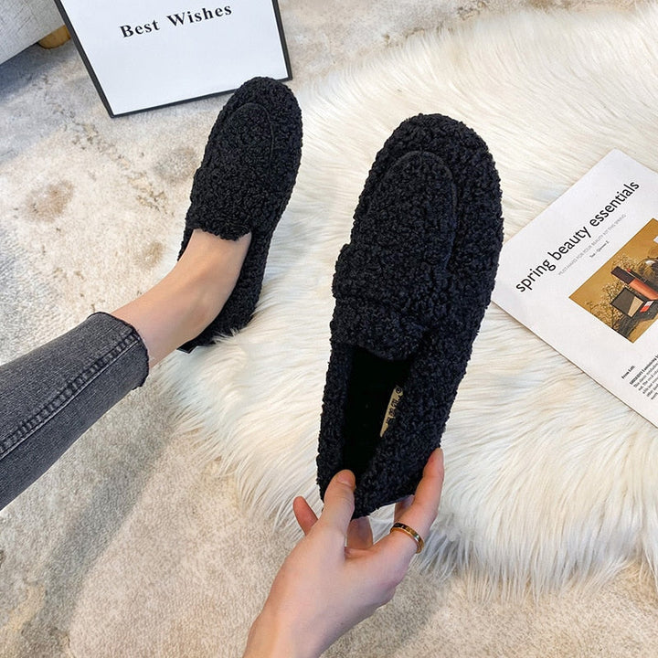 Hayley | Slip-On Plush Slippers