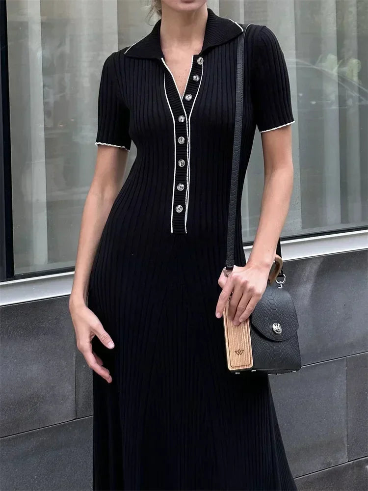 Aaliyah | Elegant Maxi Shirt Dress