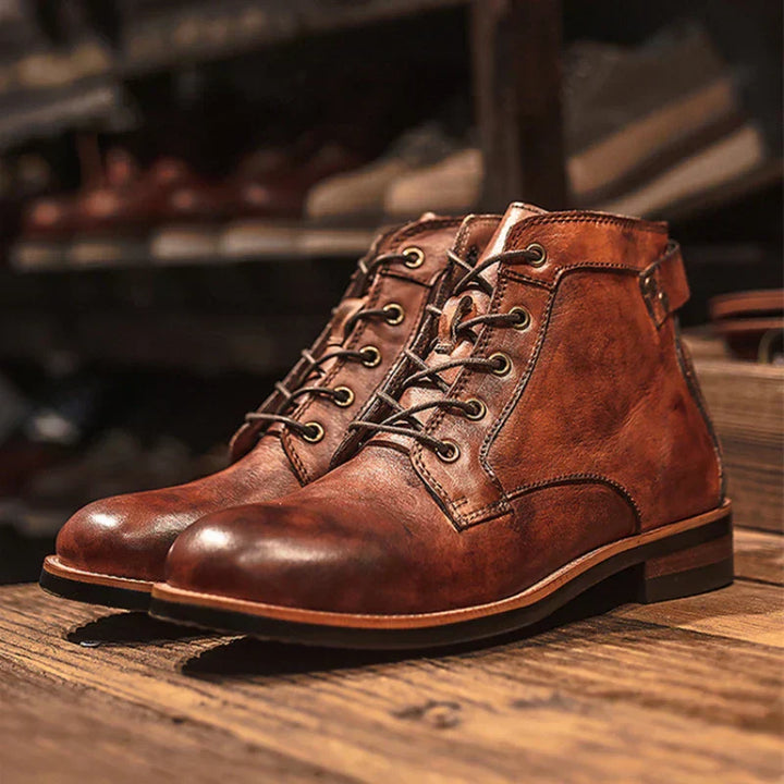 Aidin | High-Top Leather Boots