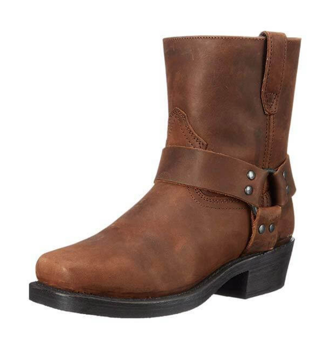 Launa | Vintage-Inspired Vegan Leather Boots