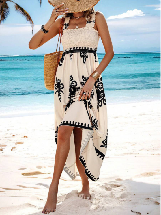 Women's Bohemian Sleeveless Long Summer Dress