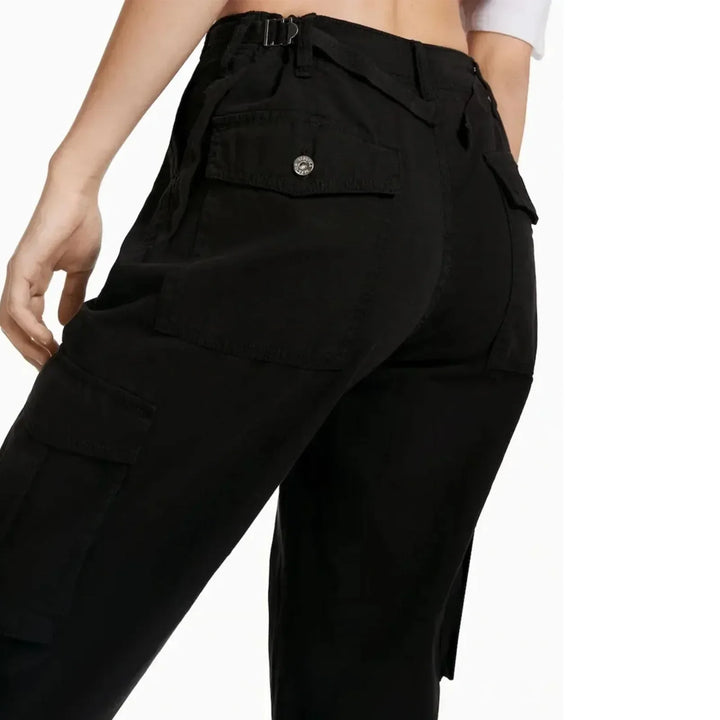 High Waist Cargo Pants for Women