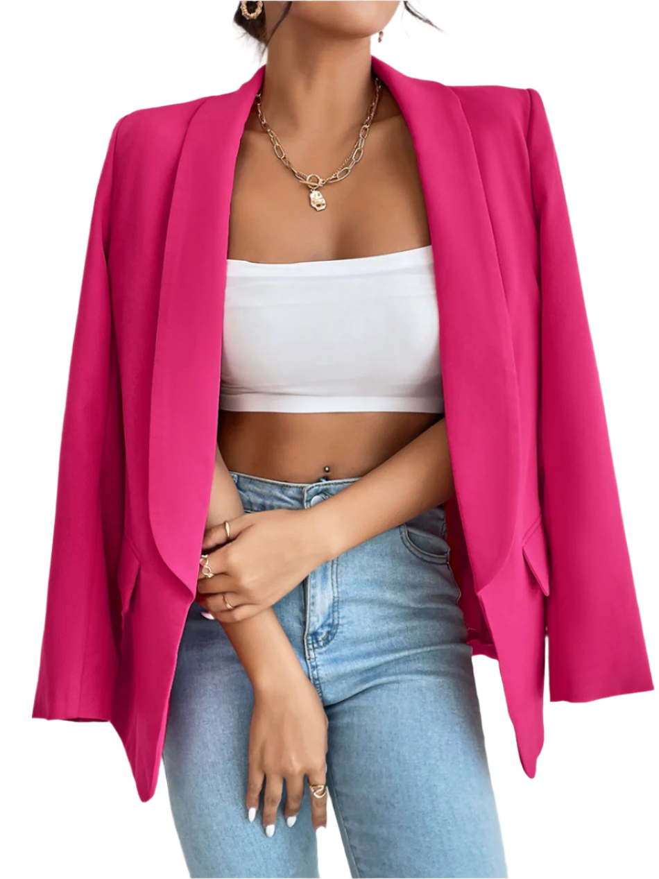 Sleek Long-Sleeve Blazer For Women