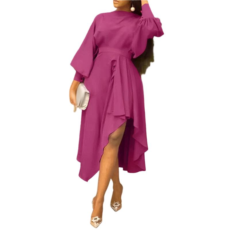 Flattering Long Sleeve Midi Dress For Women