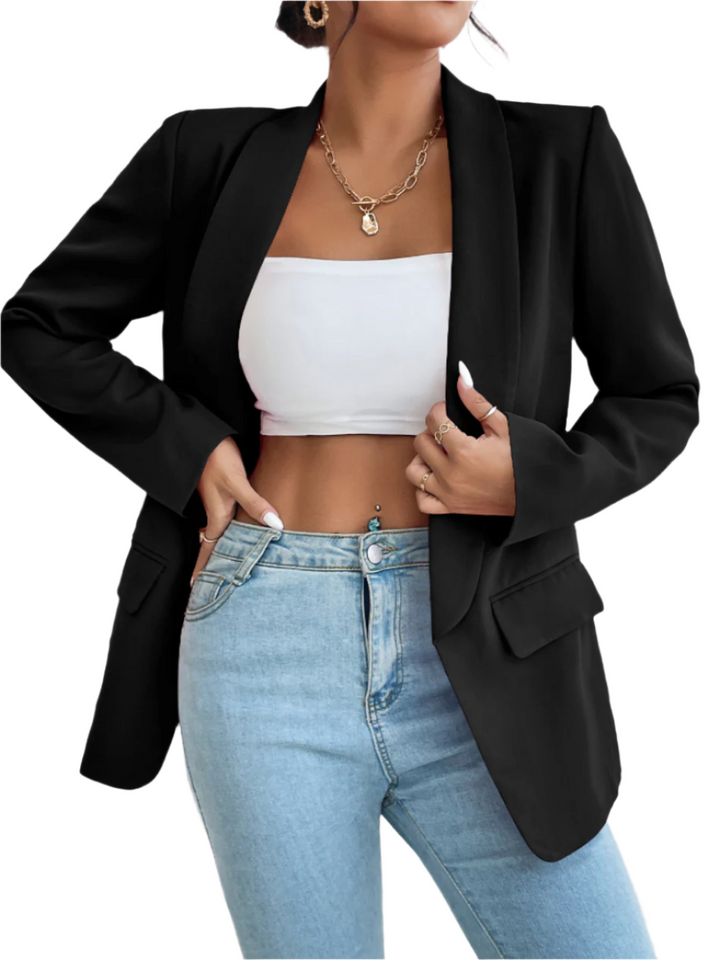 Sleek Long-Sleeve Blazer For Women