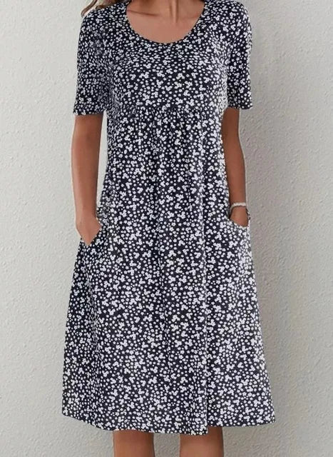 Short Sleeve Casual Summer Dress