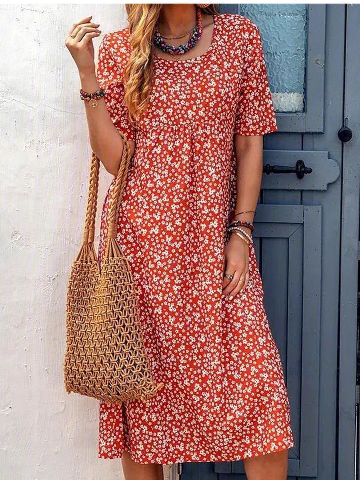 Short Sleeve Casual Summer Dress