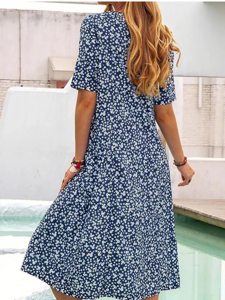 Short Sleeve Casual Summer Dress