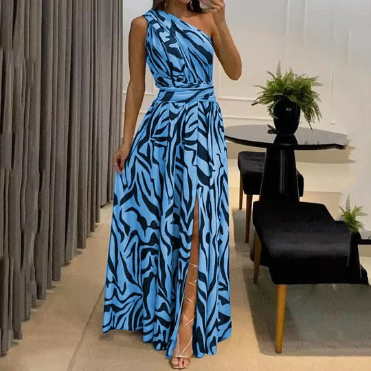 Elegant Off-Shoulder Maxi Dress for Women