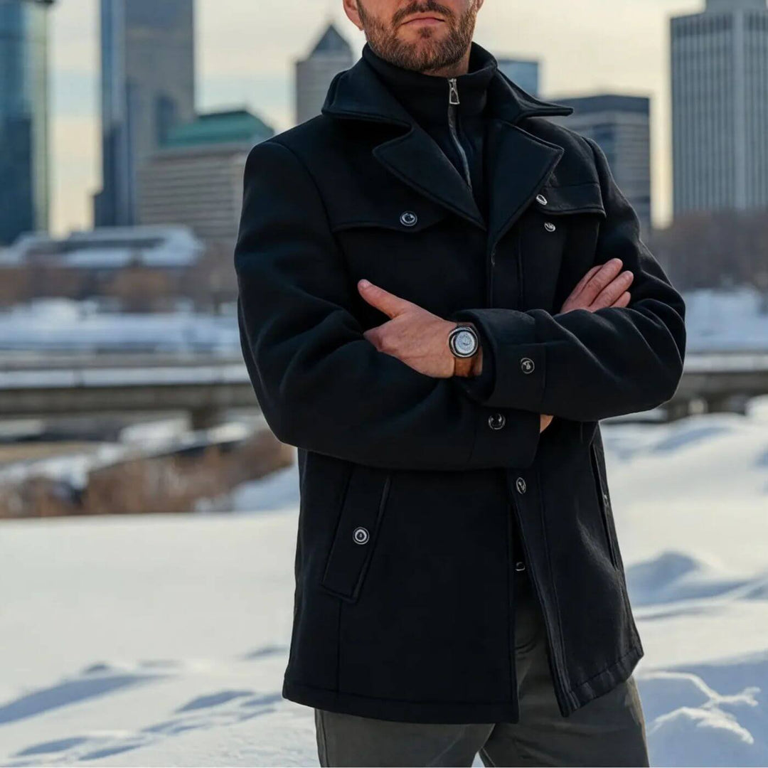 Dan | Classic Double Collar Coat