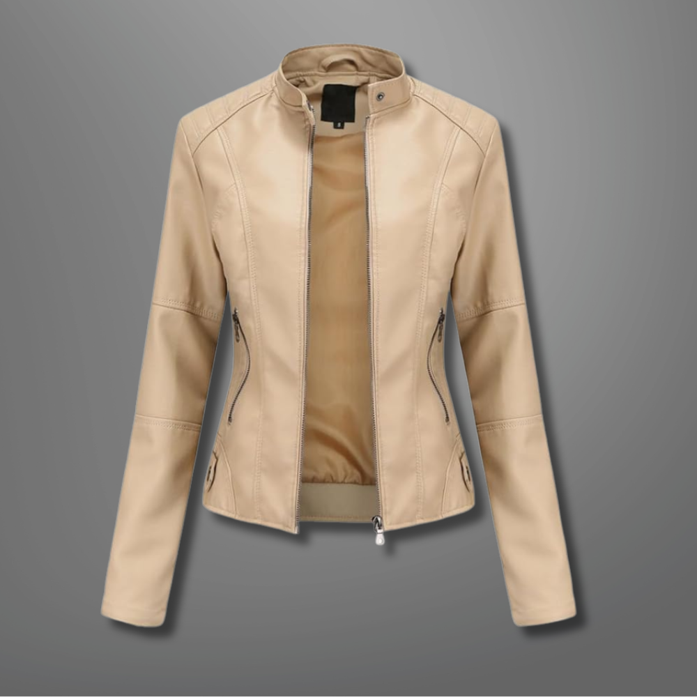 Ashanta |  Biker Style Leather Jacket