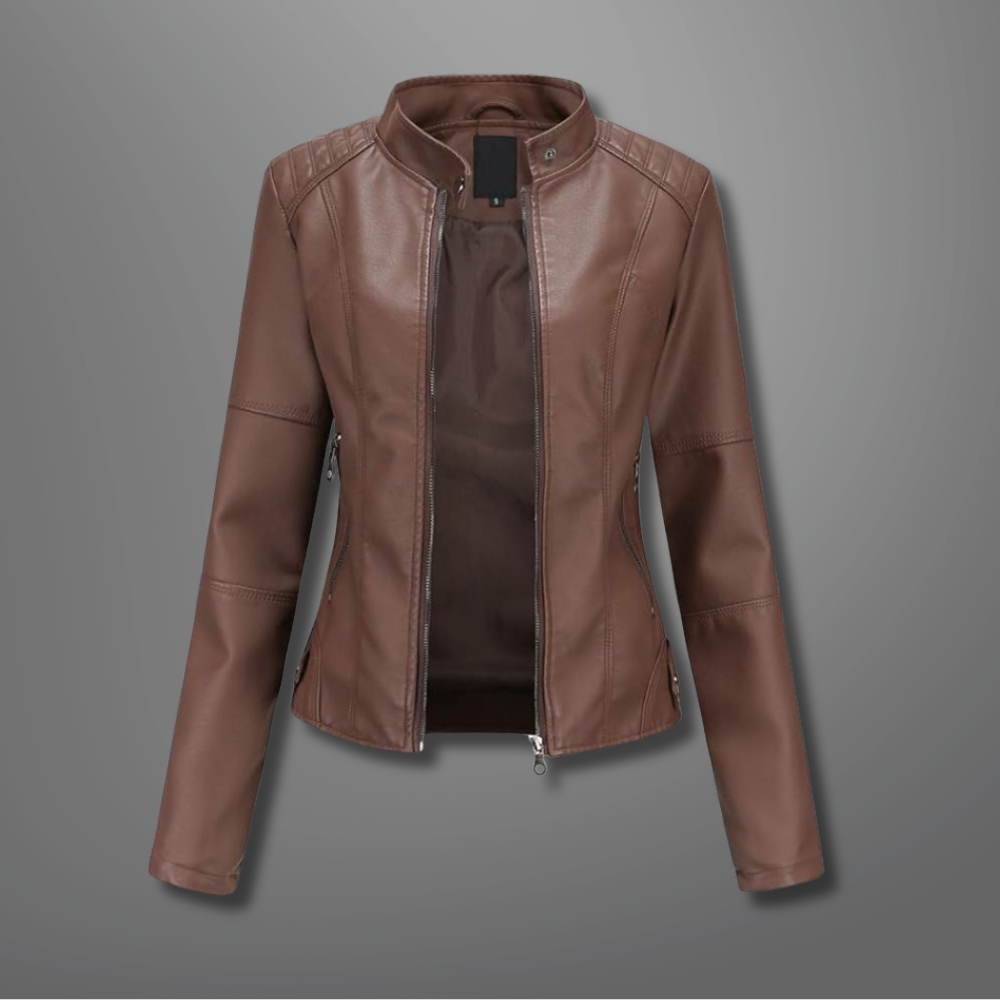 Ashanta |  Biker Style Leather Jacket