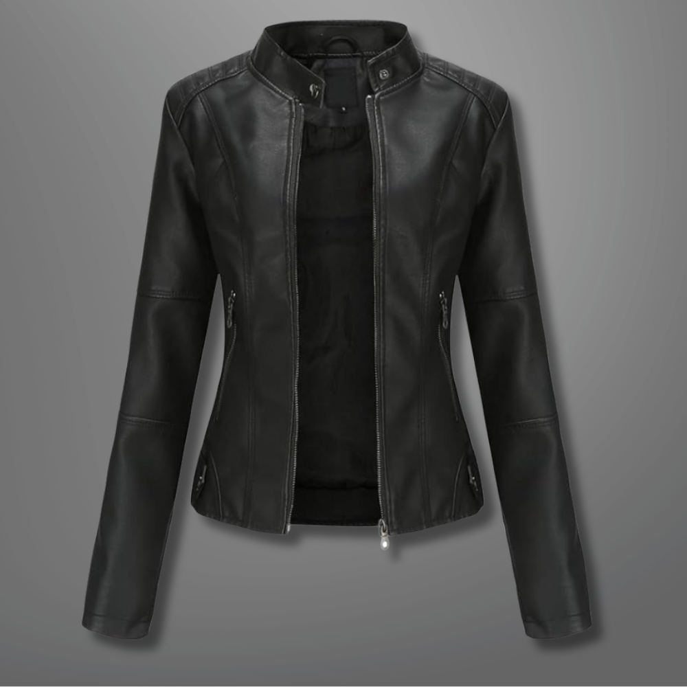 Ashanta |  Biker Style Leather Jacket