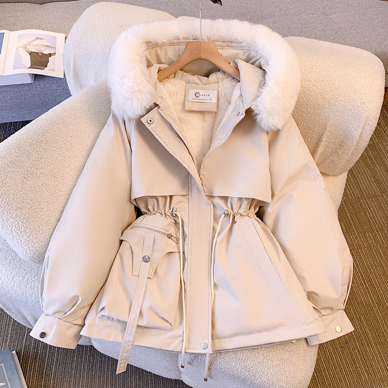 Genevieve | Elegant Fur-Trimmed Winter Coat