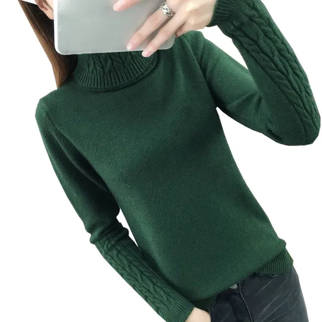 Women’s Turtleneck Long Sleeve Sweater