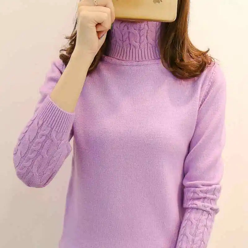 Women’s Turtleneck Long Sleeve Sweater