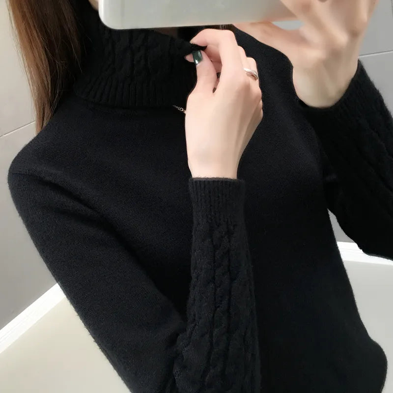 Women’s Turtleneck Long Sleeve Sweater