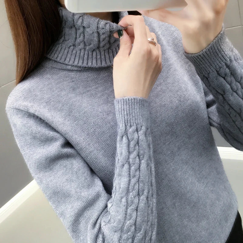 Women’s Turtleneck Long Sleeve Sweater