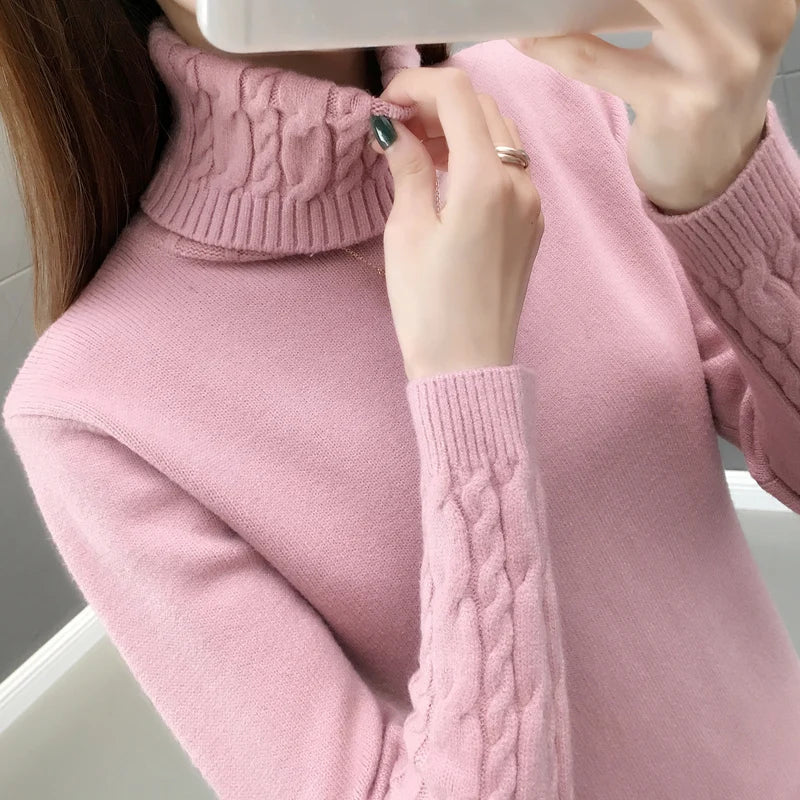 Women’s Turtleneck Long Sleeve Sweater