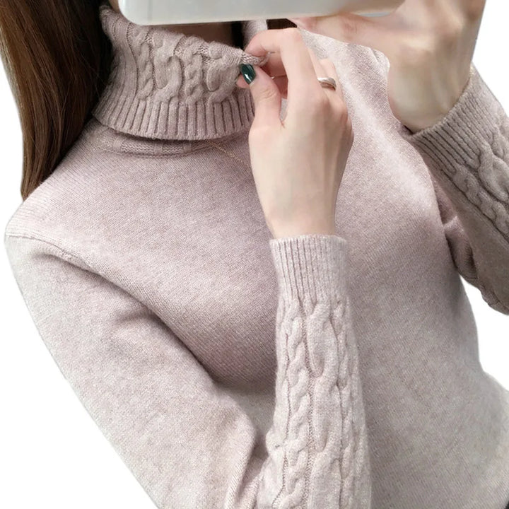 Women’s Turtleneck Long Sleeve Sweater