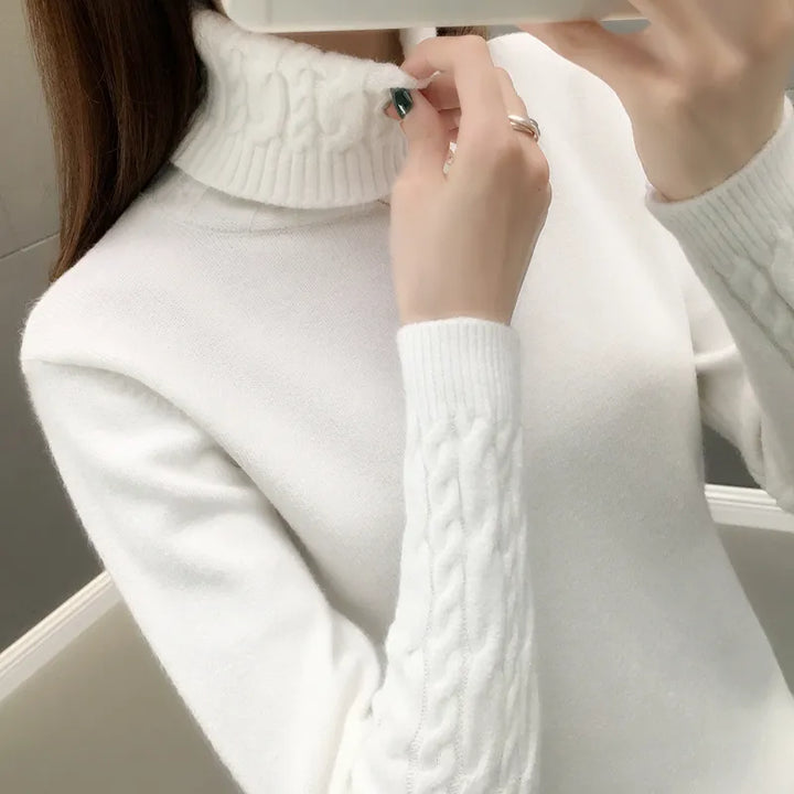 Women’s Turtleneck Long Sleeve Sweater