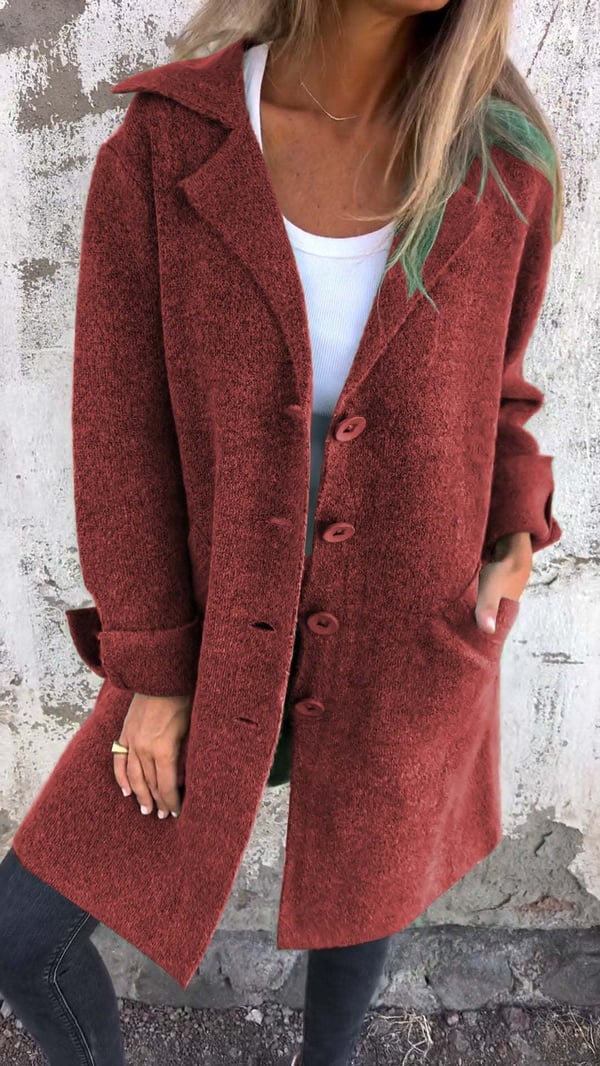 Candice | Casual Single-Breasted Stylish Reversible Coat