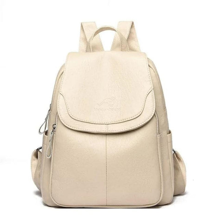 Women's Leather Casual Backpack