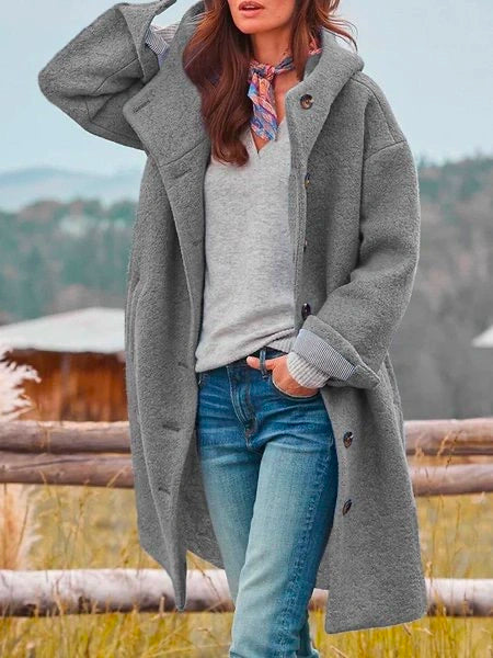 Beatrix | Cozy Outdoor Buttoned Coat