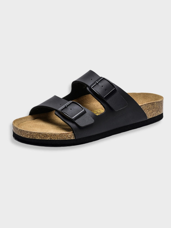 Men's Suede Cork Slide Sandals and Clogs