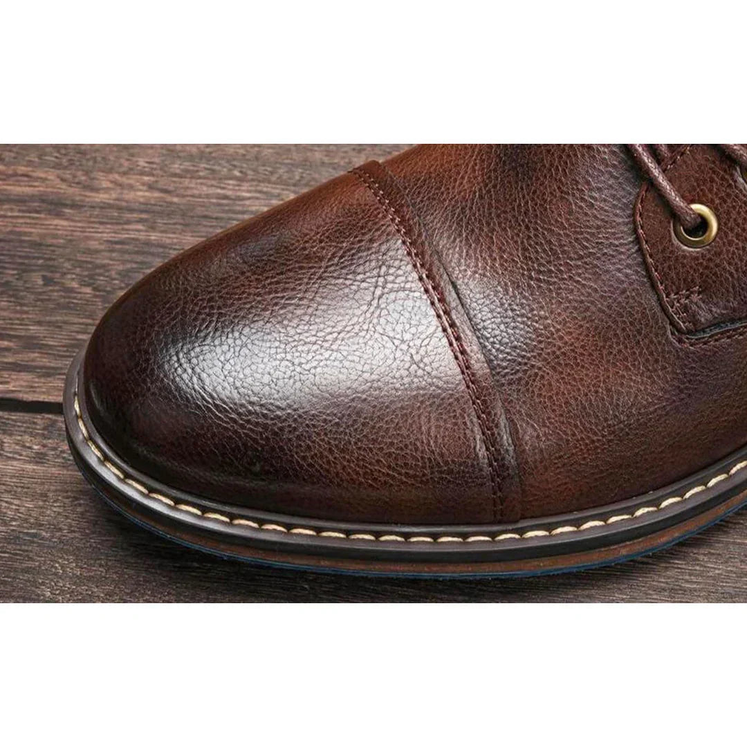 Archer | Leather Oxford Boots