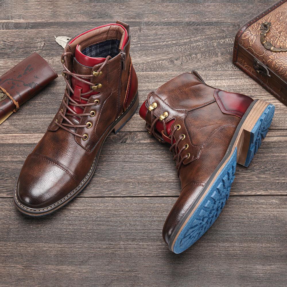 Archer | Leather Oxford Boots