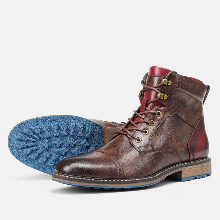 Archer | Leather Oxford Boots