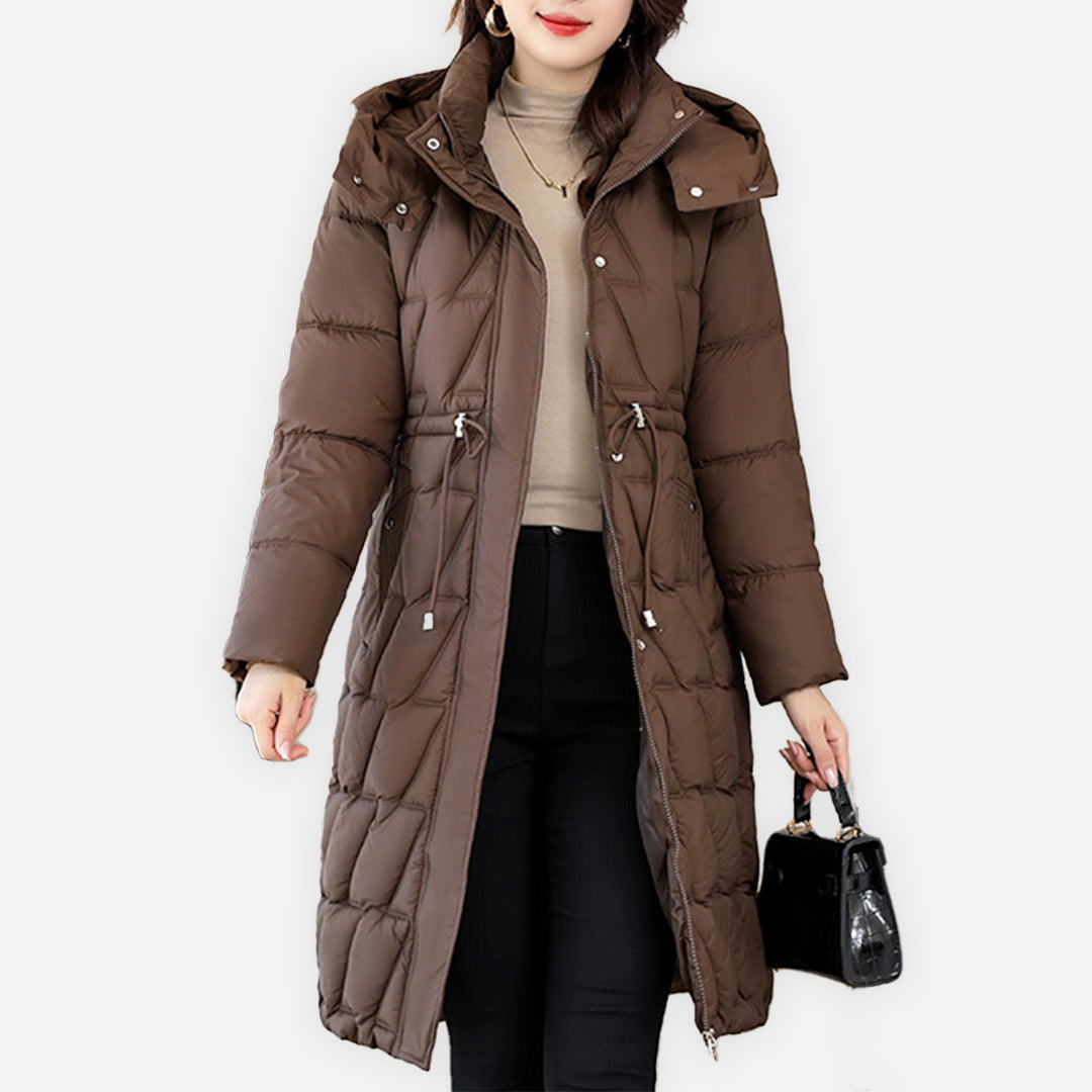 Adele | Quilted Winter Coat with Hood