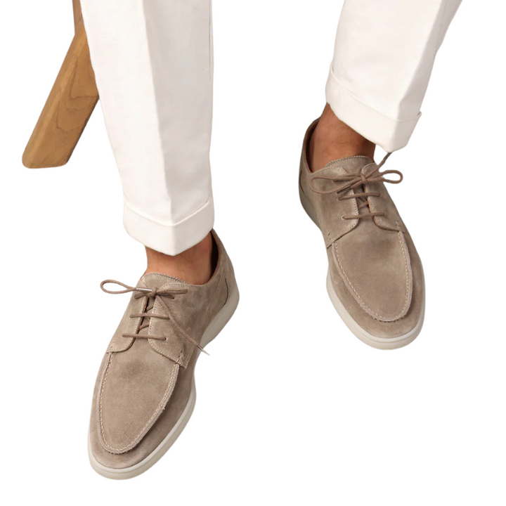 Men's Classic Suede Lace-Up Shoes