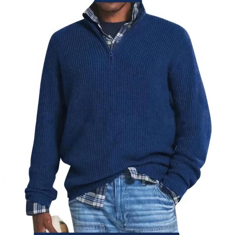 Abel | Knitted Sweater With Zipper For Men