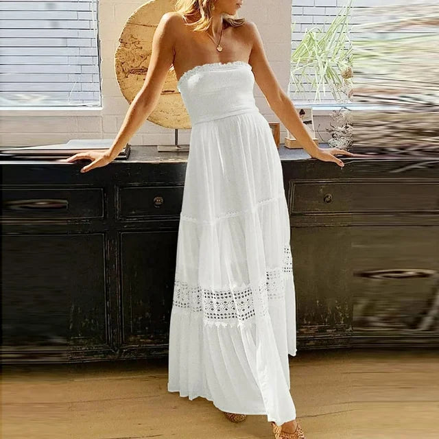 Strapless Maxi Dress For Women