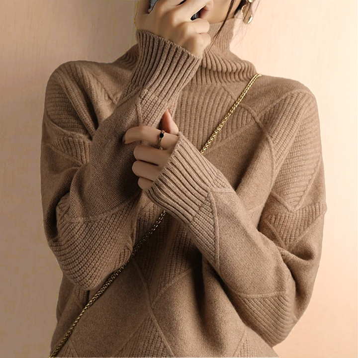 Andréanne | Knitted Turtleneck Sweater