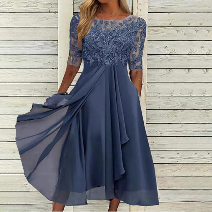 Donzaleigh | Elegant Lace Accent Dress for Special Occasions