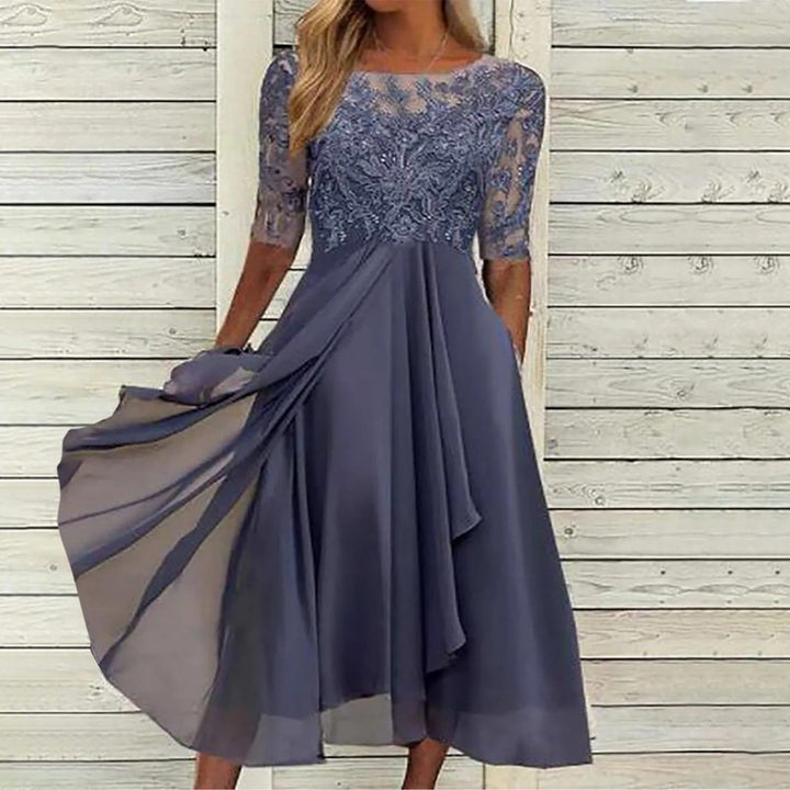 Donzaleigh | Elegant Lace Accent Dress for Special Occasions