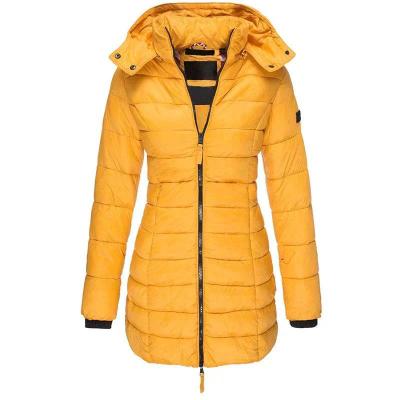 Women's Long Hooded Winter Puffer Coat