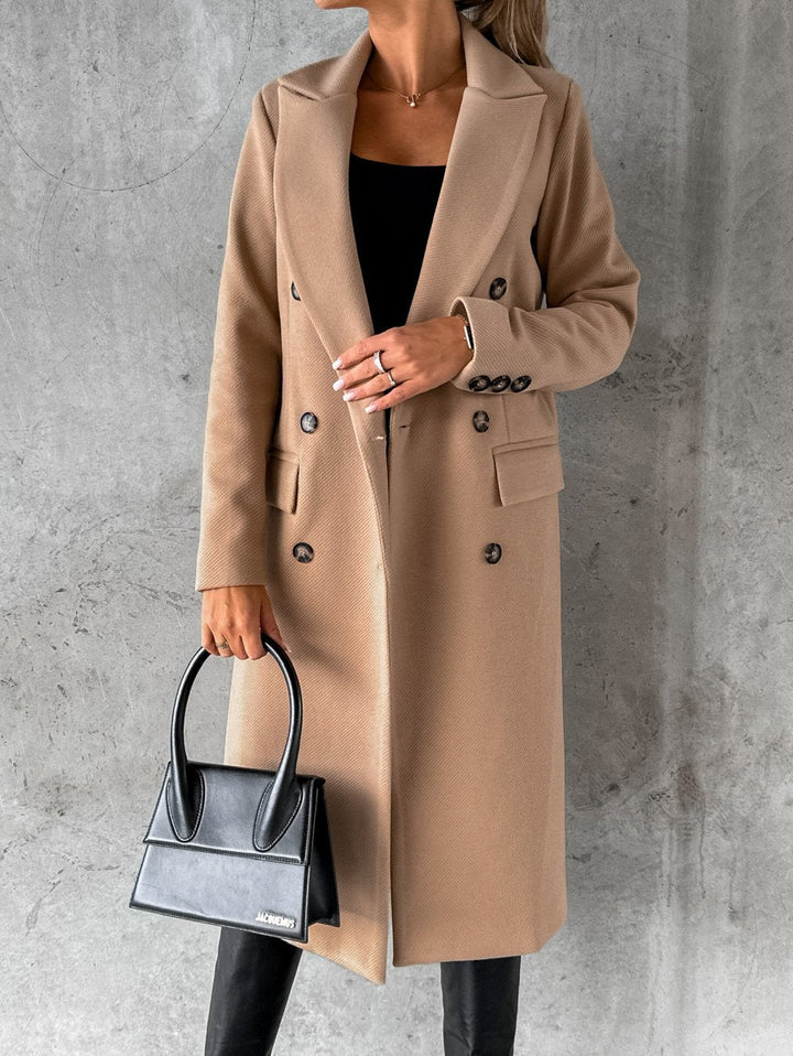 Antonia | Sophisticated Double-Breasted Coat